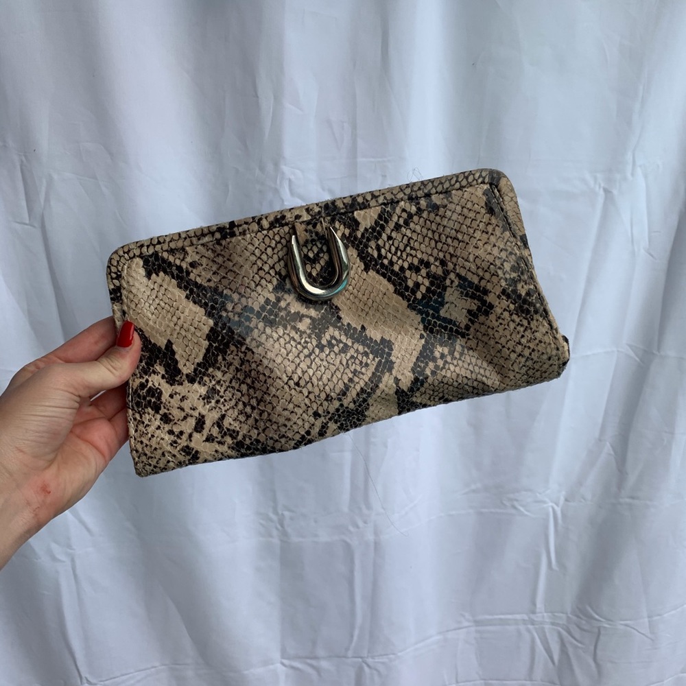 Snakeskin Clutch